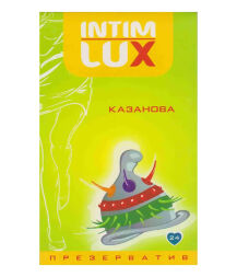 Презерватив із вусиками Intim Lux Казанова латексний (ціна за упаковку, 1 шт.)