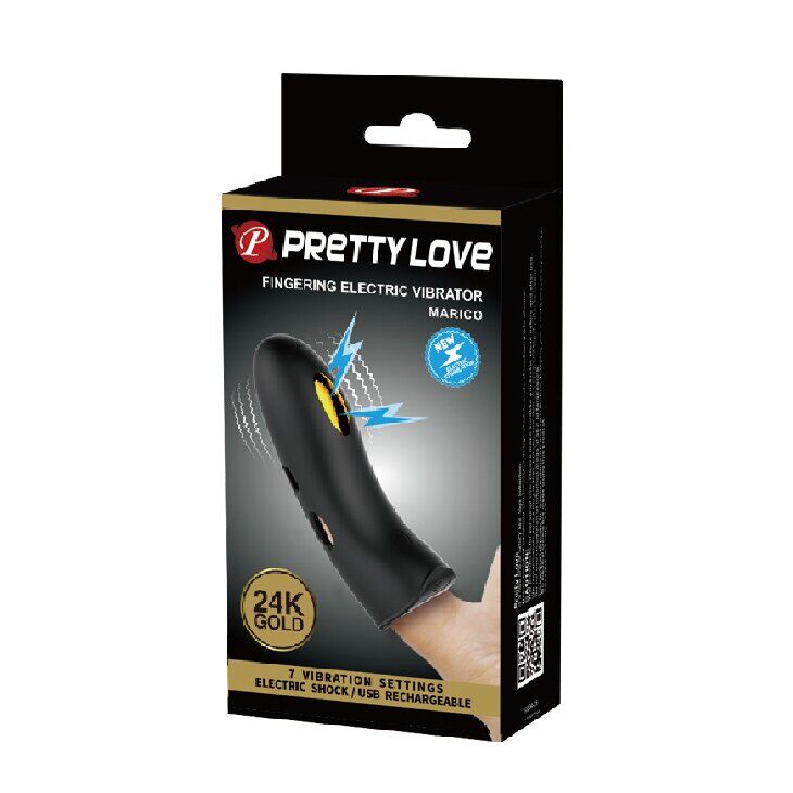 Клиторальный стимулятор на палец Pretty Love - MARICO Fingering Electric Vibrator, BI-014755