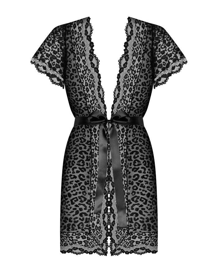 Сексуальний халат Obsessive Giully peignoir S/M