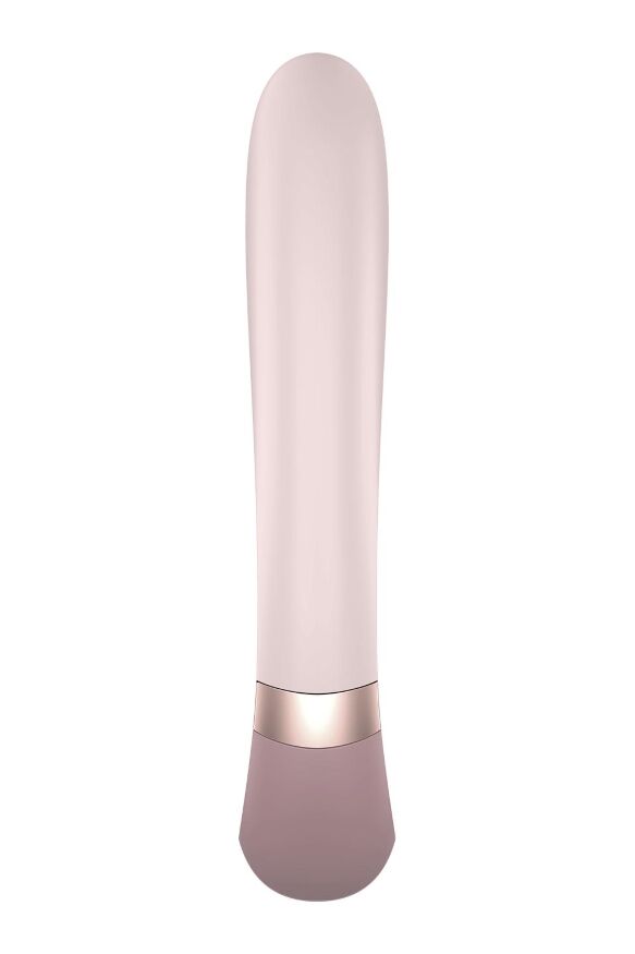 Подвійний смарт вібратор із функцією нагріву Satisfyer Heat Wave Connect App Mauve