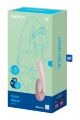 Подвійний смарт вібратор із функцією нагріву Satisfyer Heat Wave Connect App Mauve