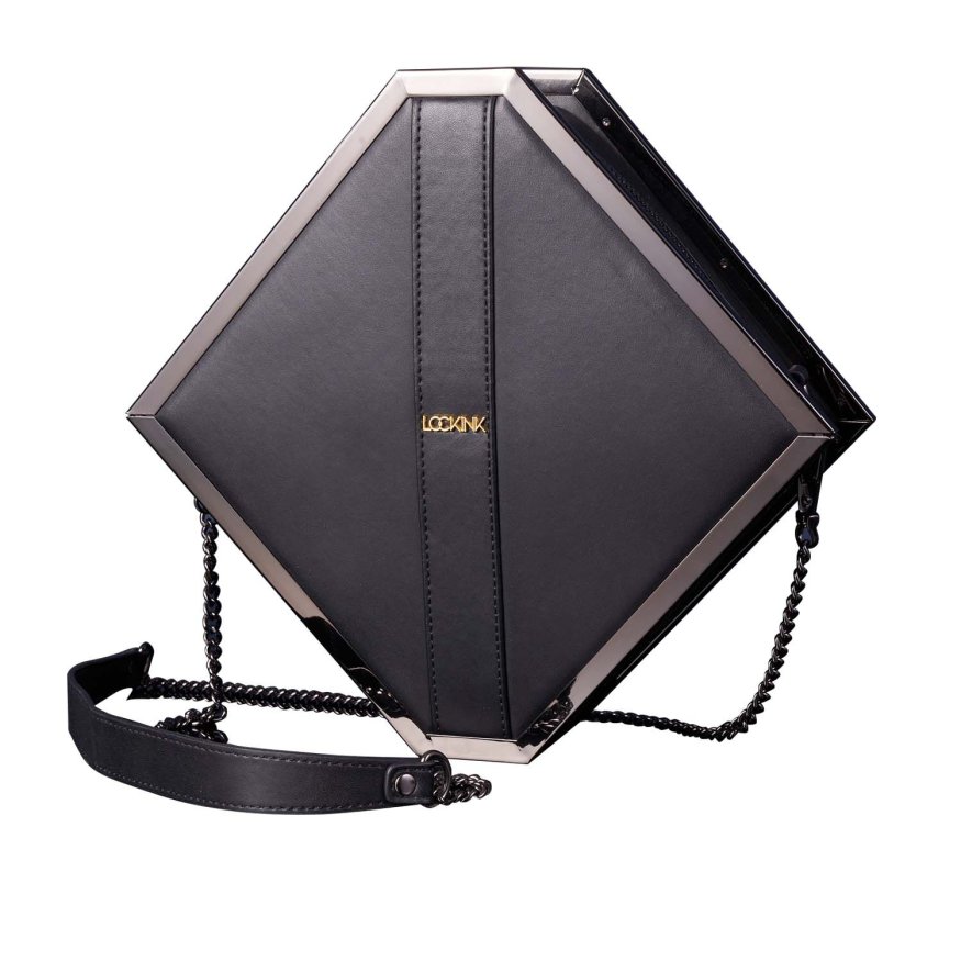 Сумка - набір БДСМ LOCKINK Mysterious Square Kink Bag - Black