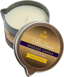 Массажная свеча низкая температура - Vibratissimo Caramel Cream, 50 мл