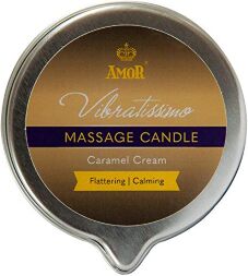 Массажная свеча низкая температура - Vibratissimo Caramel Cream, 50 мл