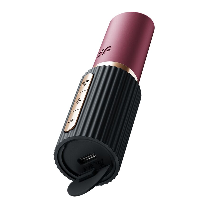Вакуумный стимулятор Satisfyer Deep Kiss, магнитная технология 3D Air Pulse, 30 режимов, крышечка