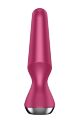 Анальна пробка з функцією керування зі смартфона Satisfyer Vibrator ilicious 2, бордовий