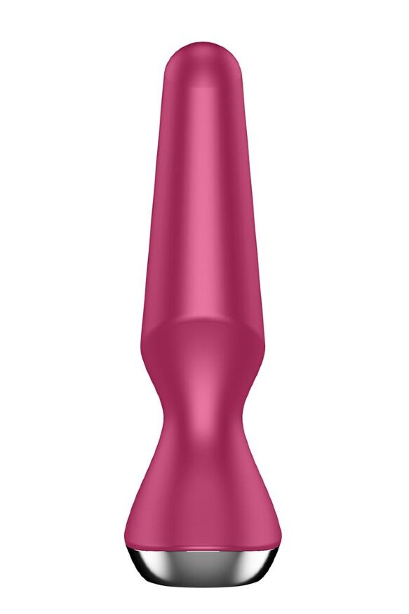 Анальна пробка з функцією керування зі смартфона Satisfyer Vibrator ilicious 2, бордовий