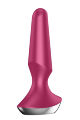 Анальна пробка з функцією керування зі смартфона Satisfyer Vibrator ilicious 2, бордовий