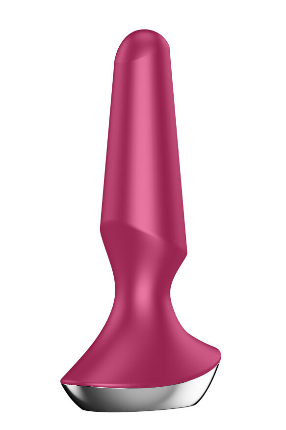 Анальна пробка з функцією керування зі смартфона Satisfyer Vibrator ilicious 2, бордовий