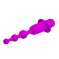 Анальний стимулятор зі знімним віброелементом Pretty Love Hermosa Anal Beads Purple