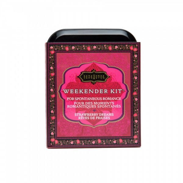Мини набор интимной косметики Kama Sutra  Weekender Kit, Клубничные мечты
