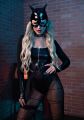 Еротичний костюм кішечки Leg Avenue Fierce Feline S, боді, пояс з підв’язкою, маска кішки
