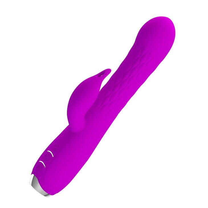 Вибратор с стимулятором клитора и ротацией " Molly " BI-014692