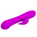 Вибратор с стимулятором клитора и ротацией " Molly " BI-014692