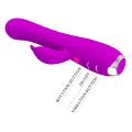 Вибратор с стимулятором клитора и ротацией " Molly " BI-014692