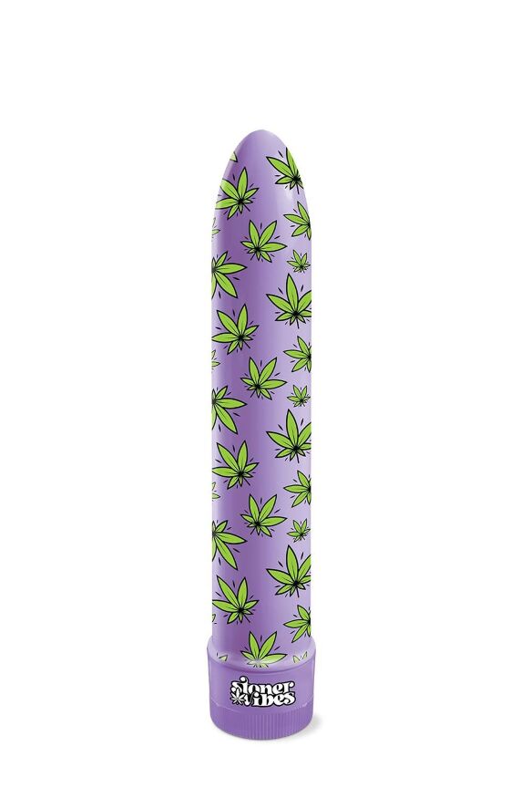 Классический вибратор с принтом Stoner Vibes Global Novelties