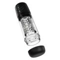 Мастурбатор Blush M For Men Whirlwind Pro з ротацією та всмоктуванням, прозорий