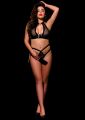 Бюстгальтер топ из сеточки OhMyG! Tokyo Bra чёрный, S/M