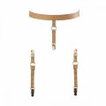 Підтяжки Bijoux Indiscrets MAZE - Suspender Belt for Underwear and Stockings Braun O\S