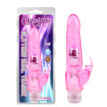 Двойной вибратор Chisa Novelties Jelly Glitters Dual Teaser Pink