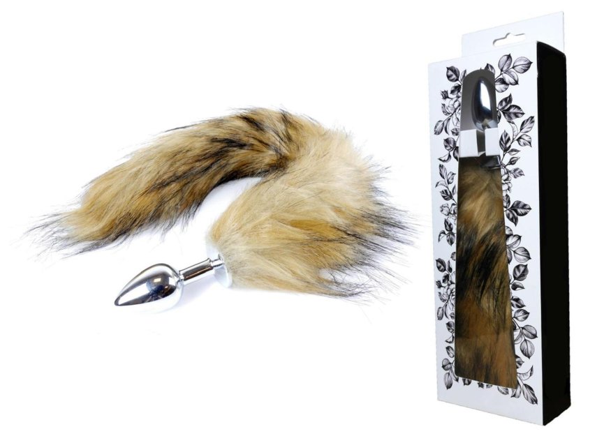 Анальна пробка - Fox Tail Brown XL