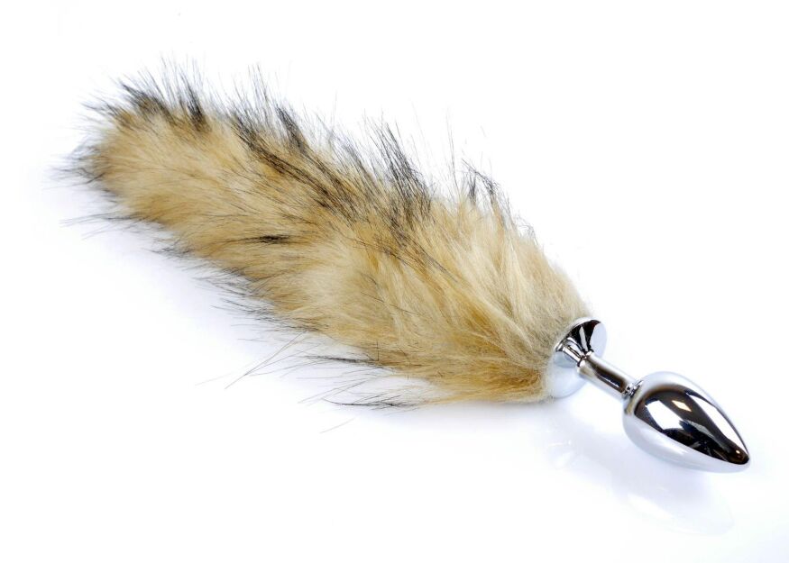 Анальна пробка - Fox Tail Brown XL