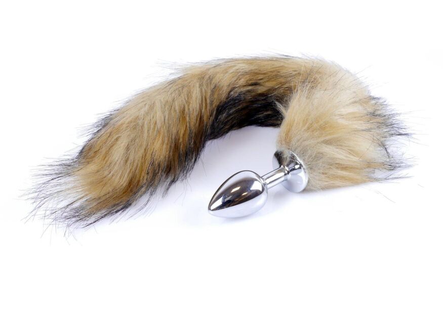 Анальна пробка - Fox Tail Brown XL