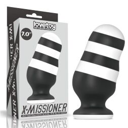 Анальна пробка великого розміру - X-Missioner Butt Plug 7"
