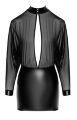 Платье Noir Handmade F348 Powerwetlook and tulle dress - 6XL