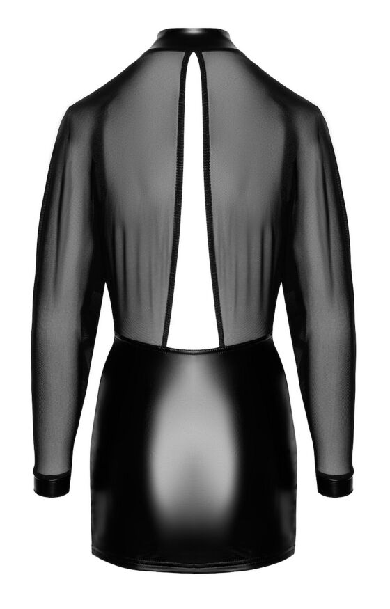 Платье Noir Handmade F348 Powerwetlook and tulle dress - 6XL