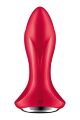 Анальная смарт вибропробка с жемчужным массажем Satisfyer Rotator Plug 1+ Red