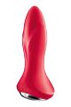 Анальная смарт вибропробка с жемчужным массажем Satisfyer Rotator Plug 1+ Red