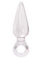 Анальная пробка со стоппером в виде кольца NS Novelties Jolie Pleasures Jelly Plug, прозрачный, Mini