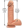 Фаллоимитатор Doc Johnson The D - Perfect D - 7 Inch With Balls - ULTRASKYN