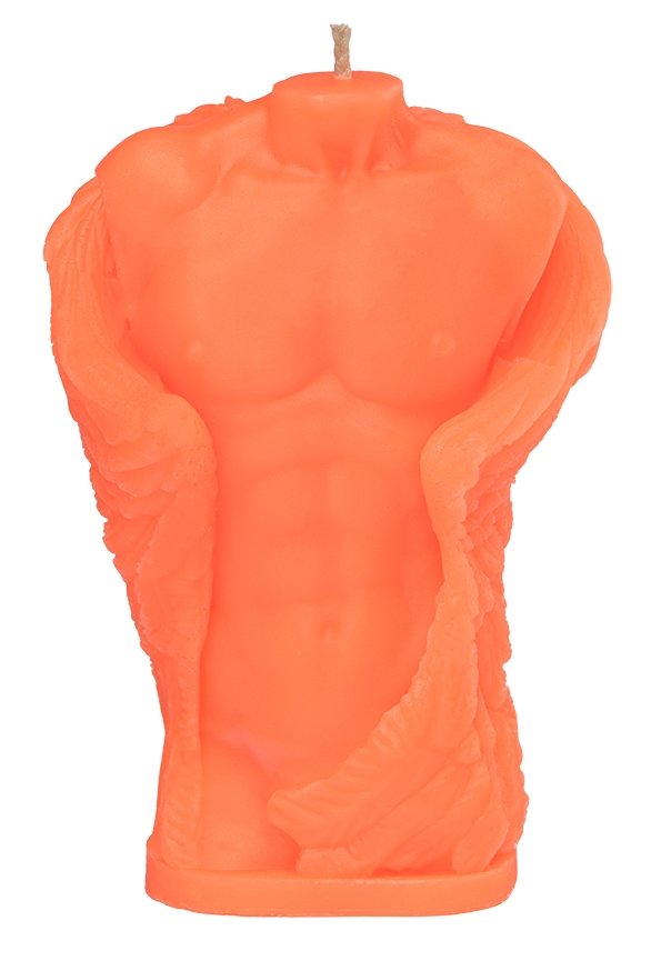 Свічка LOVE FLAME - Angel Man Orange Fluor, CPS07-ORANGE
