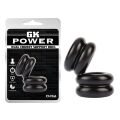 Двойное эрекционное кольцо Chisa Dual Chubby Support Ring, черный