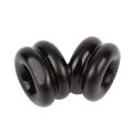 Двойное эрекционное кольцо Chisa Dual Chubby Support Ring, черный