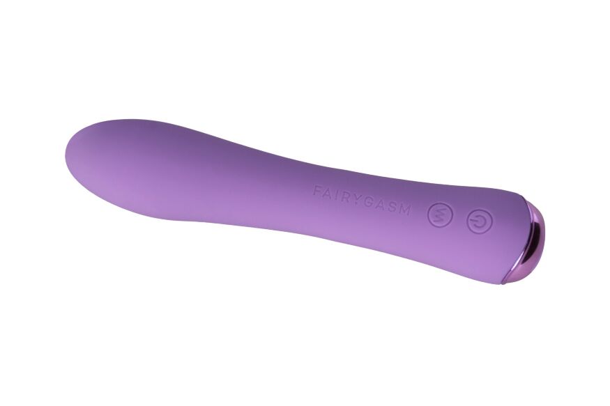Вибратор с подогревом FairyGasm WowGenie violet, подогрев до 42 °C