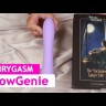 Вибратор с подогревом FairyGasm WowGenie violet, подогрев до 42 °C