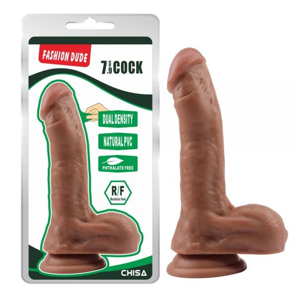 Фалоимитатор мулат Fashion Dude 7.9 Cock chisa 20.5 см/4.5 см 