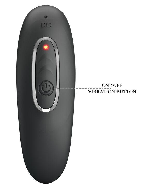 Массажер простаты PRETTY LOVE - Remington 12 режимов пульсации, BI-040100