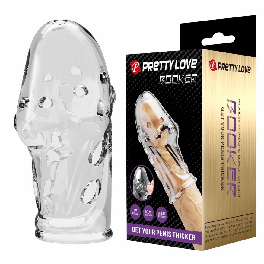Насадка стимулююча Pretty Love - Booker Clear, BI-026289M