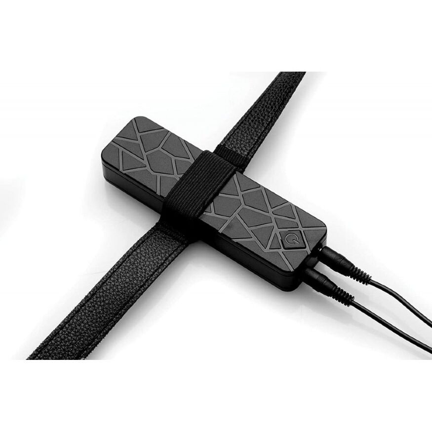 28303 /AF475-BLACK Двойной страпон с вибро Power Pegger Double Strap-On, черный