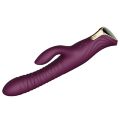 Пульсатор-кролик Zalo Mose Velvet Purple 14.4х3.7 см 