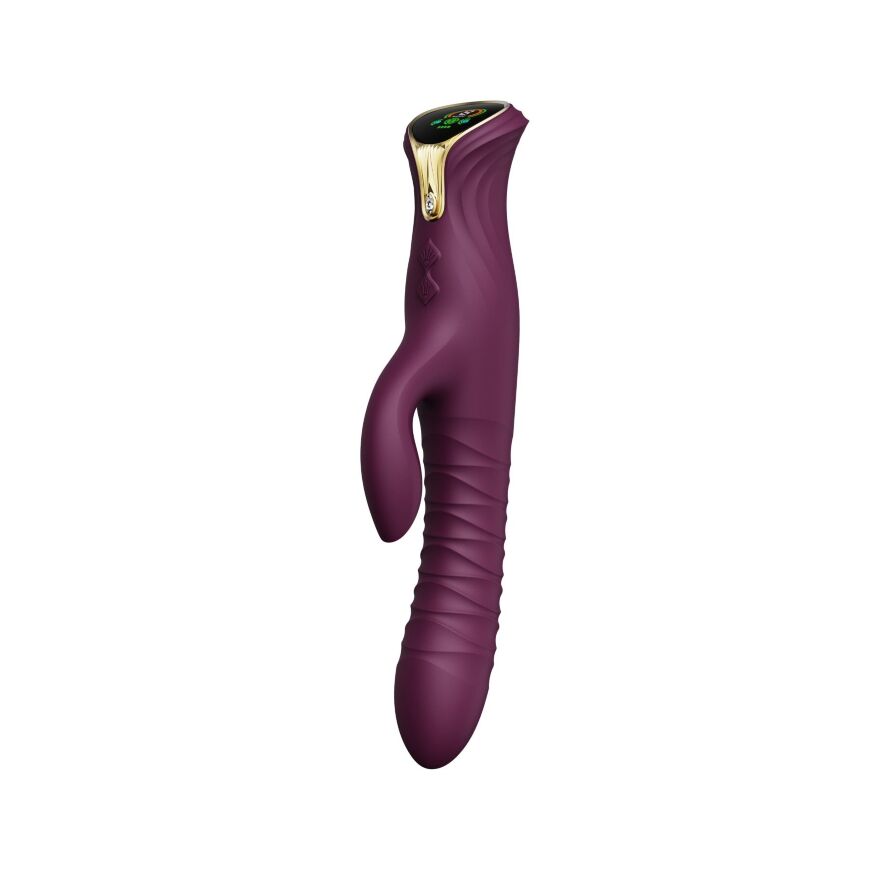 Пульсатор-кролик Zalo Mose Velvet Purple 14.4х3.7 см 