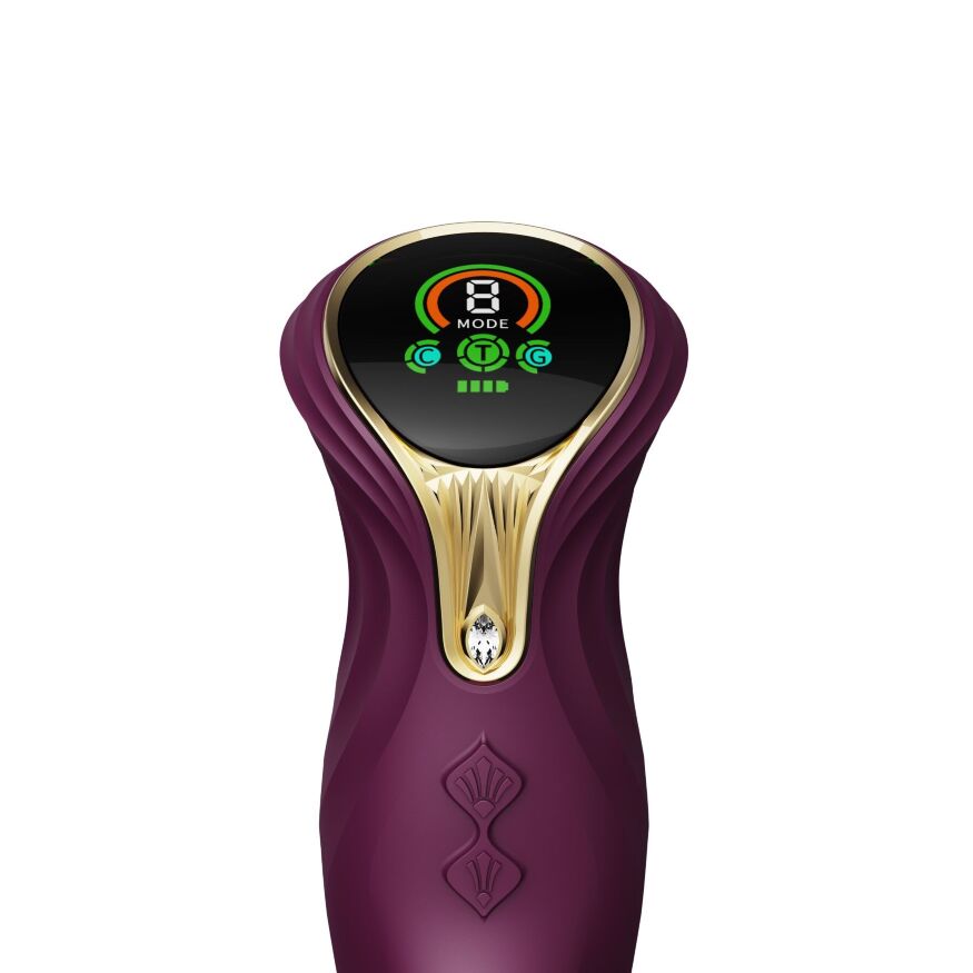 Пульсатор-кролик Zalo Mose Velvet Purple 14.4х3.7 см 