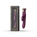 Пульсатор-кролик Zalo Mose Velvet Purple 14.4х3.7 см 