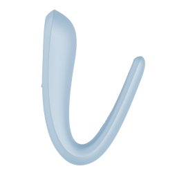 Вибратор для пар Satisfyer Double Classic Light Blue с одним моторчиком