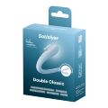 Вибратор для пар Satisfyer Double Classic Light Blue з одним двигуном