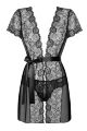 Пеньюар Obsessive Alluria peignoir &amp; thong L/XL